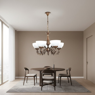 Ceiling light chandelier ceiling lamp antique chandelier lamp glass gold