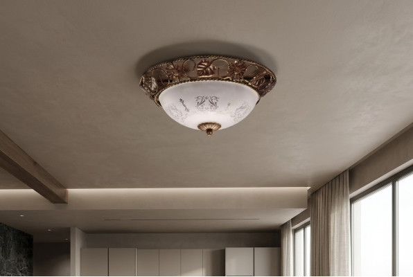 Ceiling chandelier crystal chandelier ceiling lamp lamps glass gold round