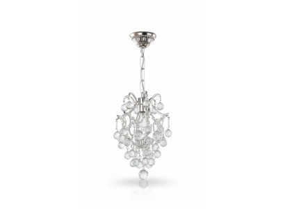 Luxury Ceiling Light Chandelier Crystal Silver