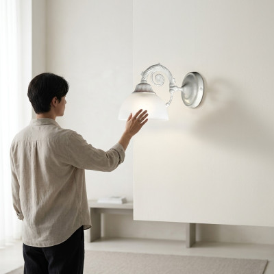 Wall light wall lamp wall lights Art chandelier wall lamps white glass