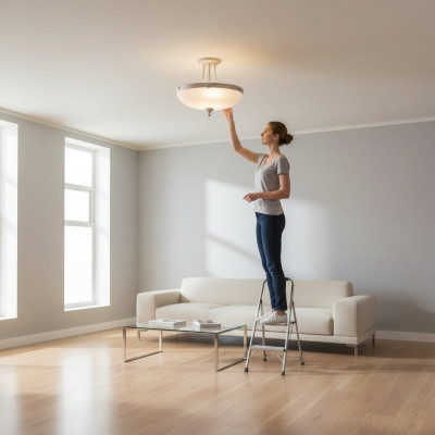 Ceiling lamp, lamps, ceiling light, chandelier, chandelier, white, glass, modern.