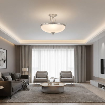 Ceiling lamp, lamps, ceiling light, chandelier, chandelier, white, glass, modern.