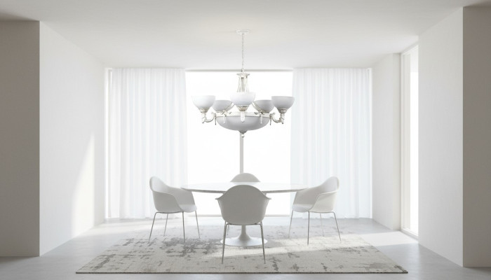Ceiling chandelier chandelier ceiling lamp white glass lamps 70x77cm