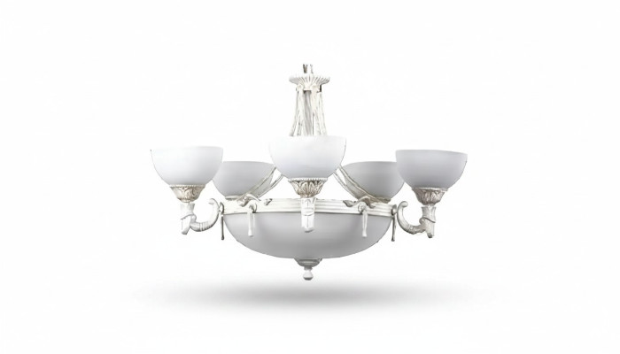 Ceiling chandelier chandelier ceiling lamp white glass lamps 70x77cm