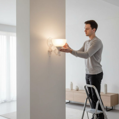 Wall light wall lamp wall lights style chandelier wall lamps white glass