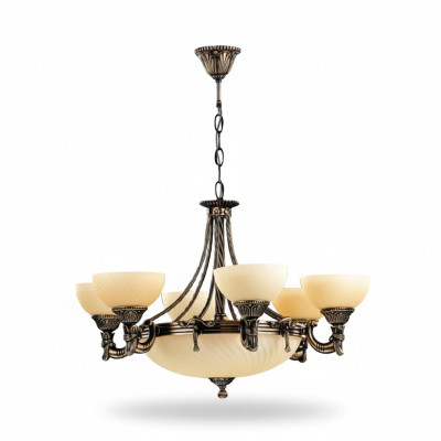 Chandelier Ceiling Light Modern Chandelier Ceiling Lamp Beige Glass Lamp