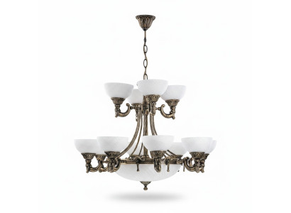 Ceiling lamp chandelier chandelier glass white lamps antique style