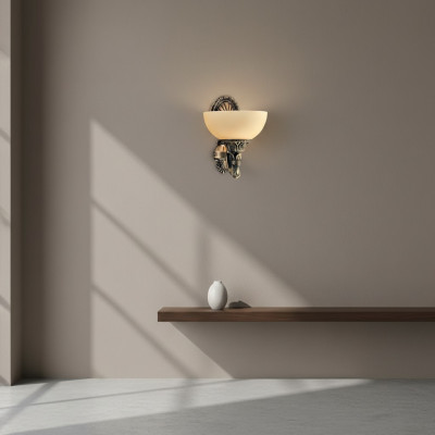 Wall lamp wall lights wall sconce chandelier wall lamp beige glass gold