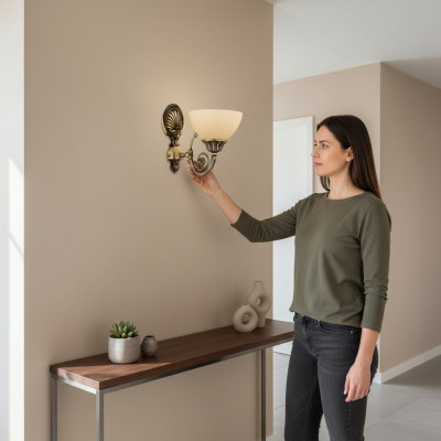 Wall lamp wall lights gold wall light chandelier wall lamps beige glass