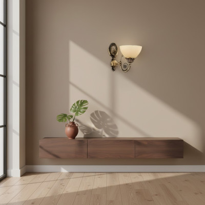 Wall lamp wall lights gold wall light chandelier wall lamps beige glass