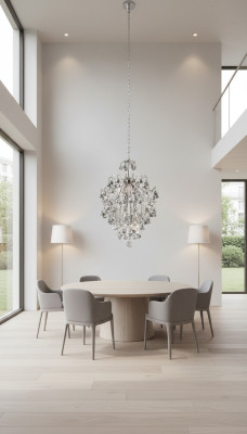 Luxury crystal chandelier silver ceiling lamp chandelier
