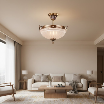 Ceiling light lamp beige ceiling lamp chandelier chandelier glass art