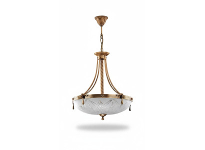 Lamp ceiling lamp chandelier ceiling light glass gray gold