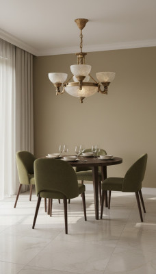 Chandelier Ceiling Light Pendant Ceiling Fixture Lamp Glass Gray Gold