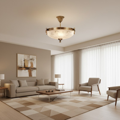 Ceiling lamp chandelier ceiling light lamp chandelier glass gold gray