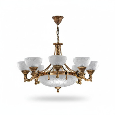 Ceiling lamp chandelier ceiling light lamp chandelier glass gold gray
