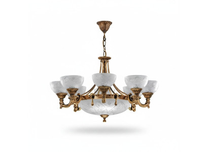 Ceiling lamp chandelier ceiling light lamp chandelier glass gold gray