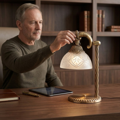 Table lamp Lamp Light Gold Lamps Glass Gold Gray Art