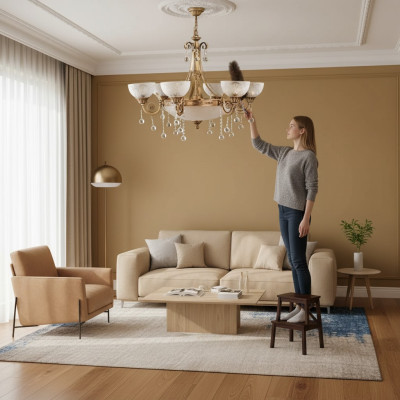 Chandelier Ceiling Lamp Ceiling Light Fixture Lamp Chandelier Glass Gold Knight Hotel