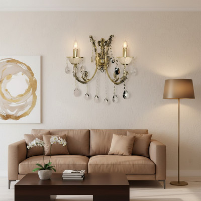 Wall light wall lamp wall lights art chandelier wall lamp gold crystal