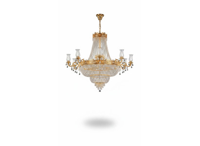 Luxury ceiling light chandelier ceiling lamp gold crystal lamp