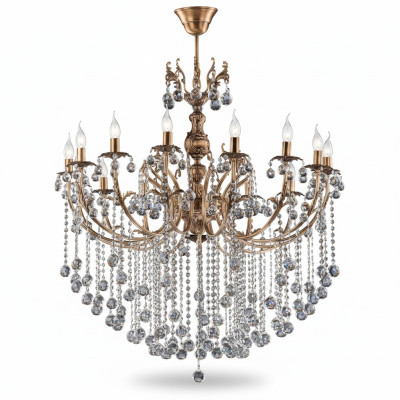 Luxury Ceiling Chandelier Ceiling Light Gold Crystal Light