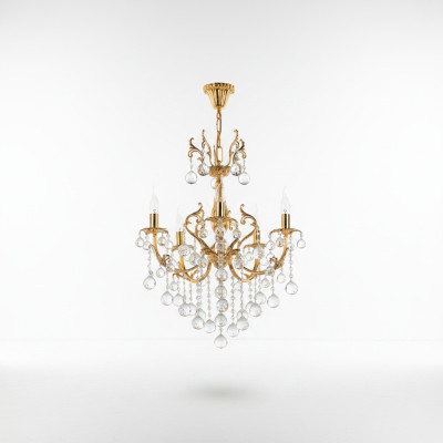 Chandelier Ceiling Light Luxury Ceiling Lamp Gold Crystal Chandelier