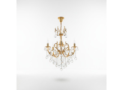 Chandelier Ceiling Light Luxury Ceiling Lamp Gold Crystal Chandelier