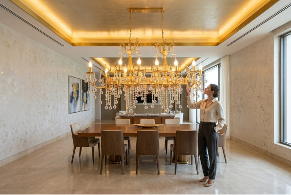 Ceiling chandelier luxury chandelier ceiling lamp crystal gold lamp.