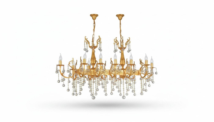 Ceiling chandelier luxury chandelier ceiling lamp crystal gold lamp.