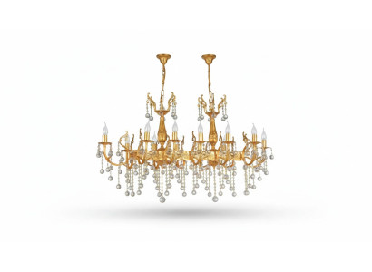 Ceiling chandelier luxury chandelier ceiling lamp crystal gold lamp.