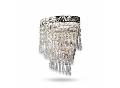 Chandelier Ceiling Light Luxury Silver Ceiling Lamp Crystal Chandelier