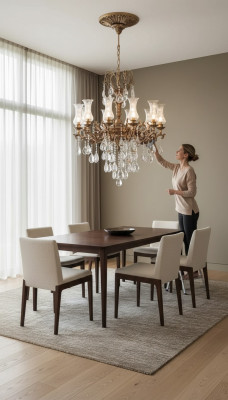 Ceiling lamp chandelier gold crystal chandelier lamp lamps