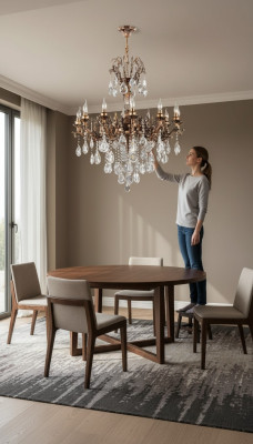 Ceiling chandelier luxury gold chandelier ceiling lamp crystal lamp