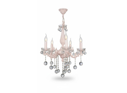 Chandelier Ceiling Light Luxury Beige Crystal Chandelier Ceiling Lamp