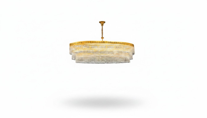 Luxury Chandelier Ceiling Light Gold Chandelier Ceiling Lamp Crystal Art
