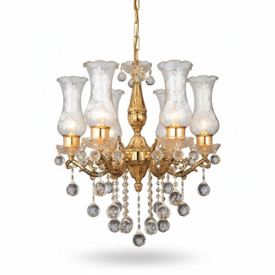 Ceiling lamp ceiling chandelier gold chandelier crystal lamp