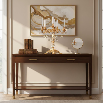 Candlestick Candleholder Elegant Gold