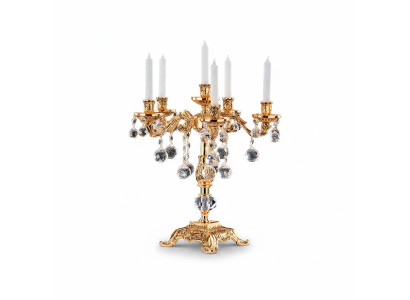 Candlestick Candleholder Elegant Gold
