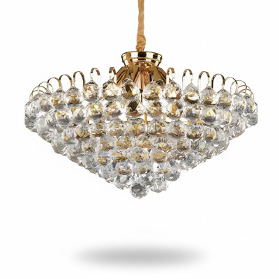 Ceiling chandelier luxury gold chandelier ceiling lamp crystal style.