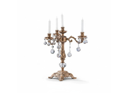 Classic candle holder golden candelabra