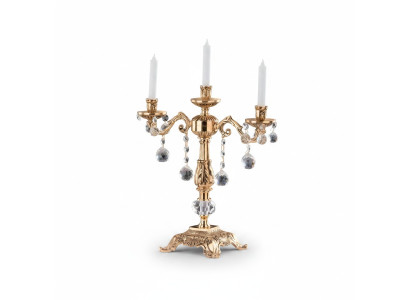Candlestick candelabra candle holder table candle holder gold