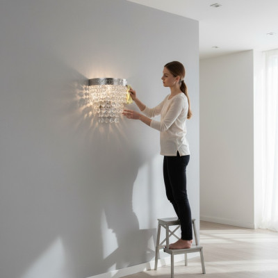 Wall light wall lamp wall lights chandelier wall lamps crystal silver