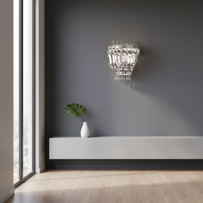Wall lights wall lamp chandelier wall lamps crystal silver