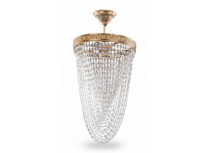 Chandelier Ceiling Light Luxury Gold Ceiling Lamp Crystal Style