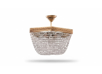 Ceiling Lamp Ceiling Light Luxury Gold Chandelier Crystal Style