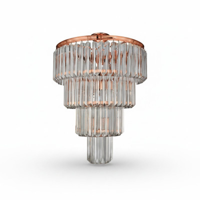 Ceiling lamp chandelier luxury gold crystal chandelier art