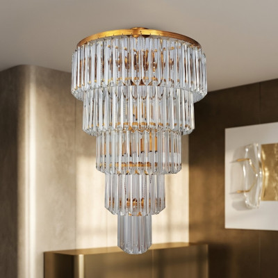 Ceiling lamp chandelier luxury gold chandelier candelabra crystal art