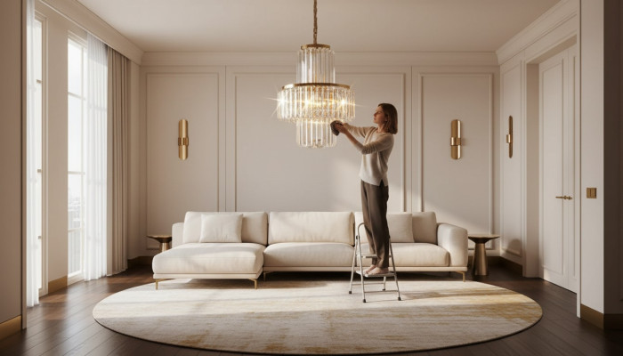 Ceiling chandelier luxury gold chandelier ceiling lamp crystal art chandelier
