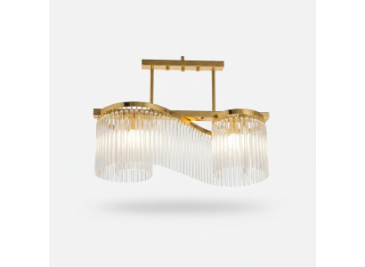 Chandelier Ceiling Light Luxury Gold Ceiling Lamp Glass Modern